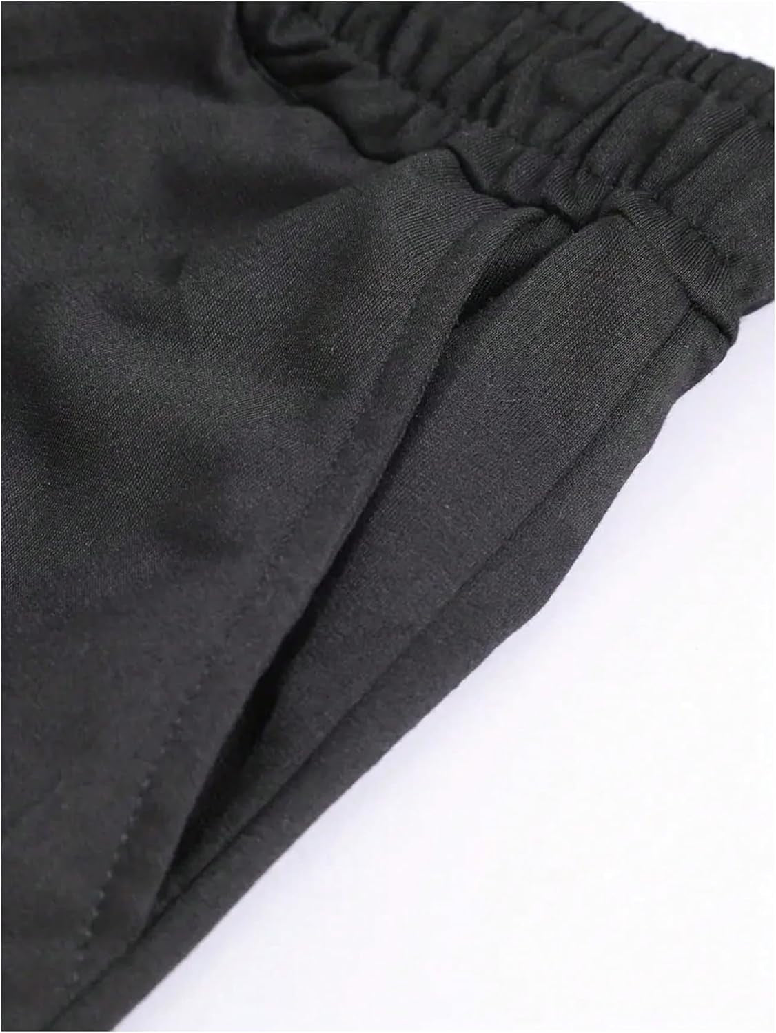 Men'S Letter Graphic Shorts Elastic High Waisted Straight Leg Street Track Shorts with Pockets