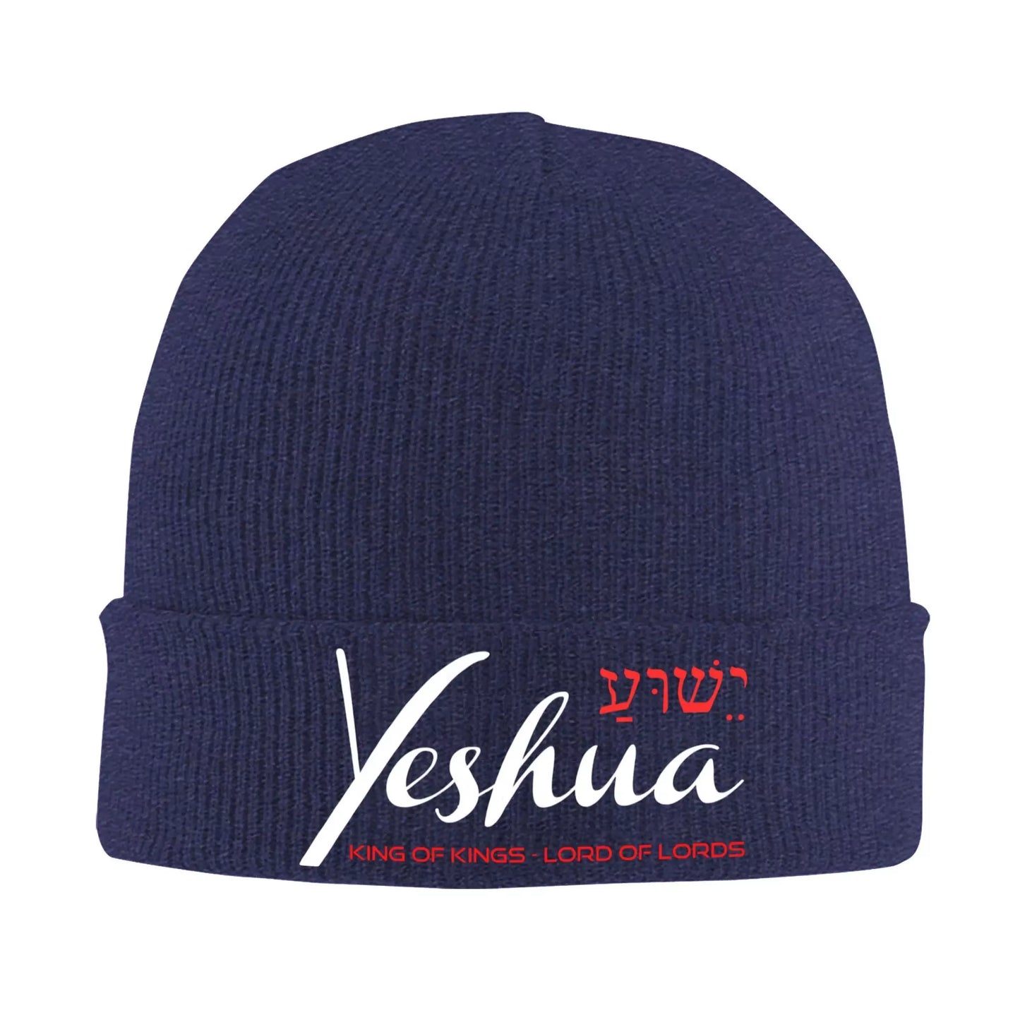Custom Yeshua Jesus Christian Skullies Beanies Caps Unisex Winter Warm Knitting Hat Men Women Hip Hop Adult Bonnet Hats Ski Cap
