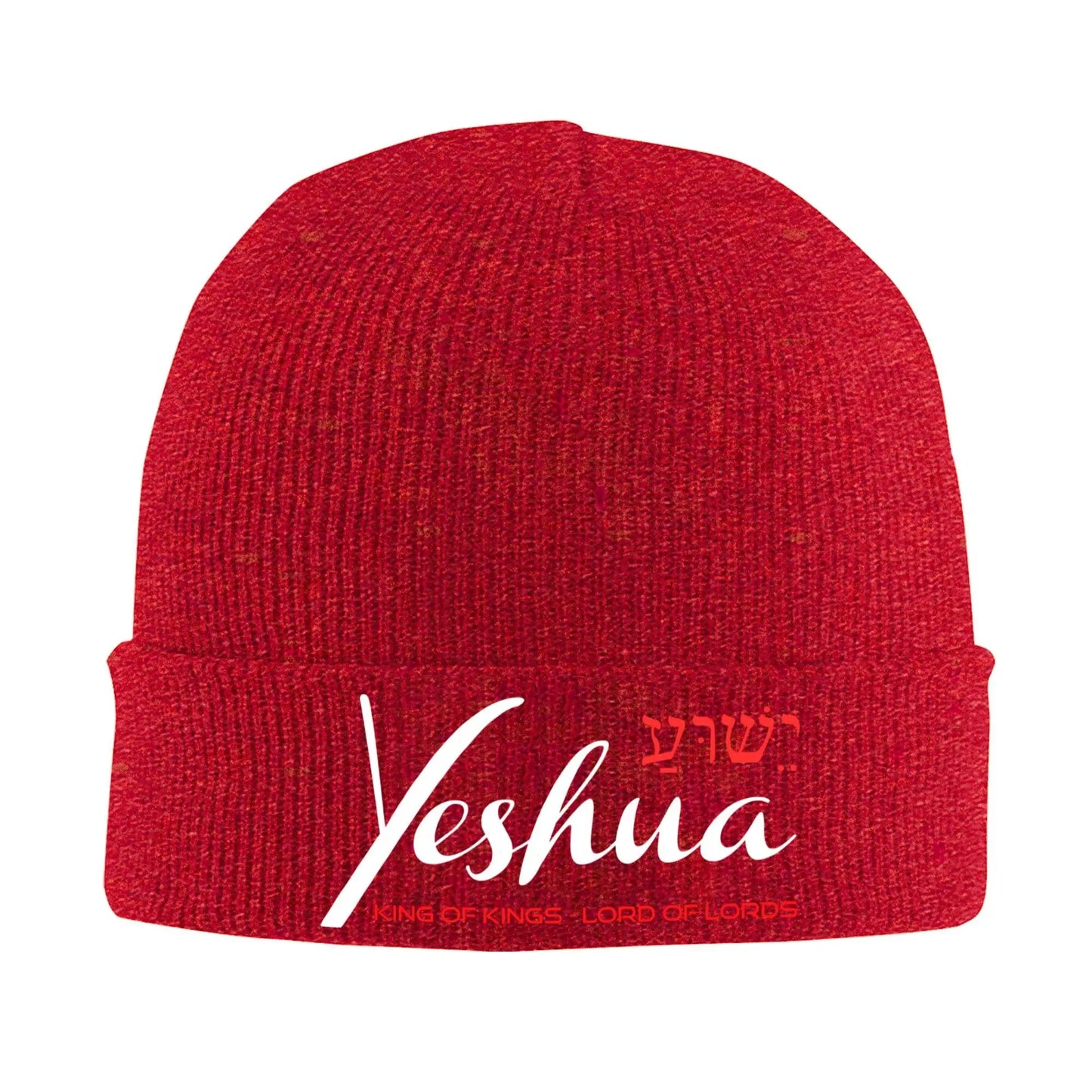 Custom Yeshua Jesus Christian Skullies Beanies Caps Unisex Winter Warm Knitting Hat Men Women Hip Hop Adult Bonnet Hats Ski Cap