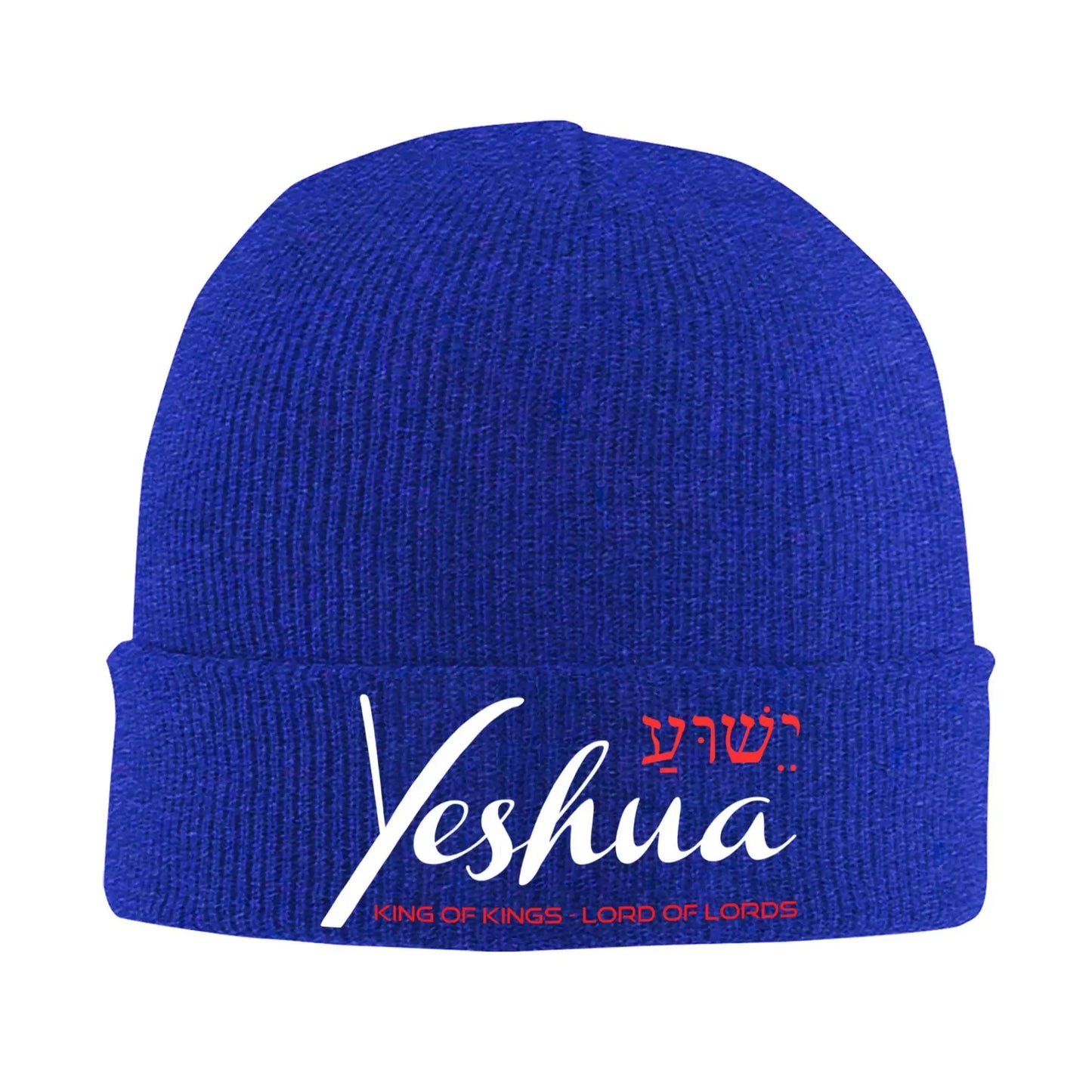 Custom Yeshua Jesus Christian Skullies Beanies Caps Unisex Winter Warm Knitting Hat Men Women Hip Hop Adult Bonnet Hats Ski Cap