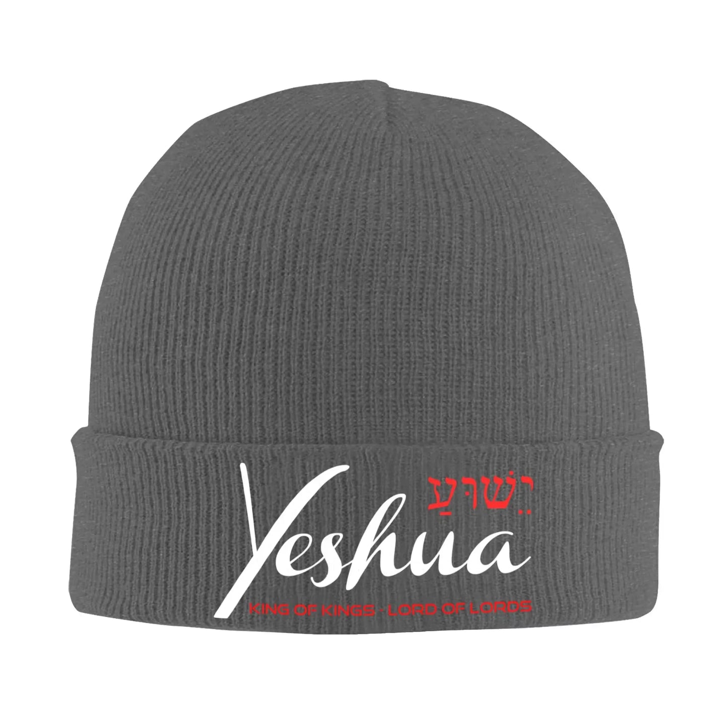 Custom Yeshua Jesus Christian Skullies Beanies Caps Unisex Winter Warm Knitting Hat Men Women Hip Hop Adult Bonnet Hats Ski Cap