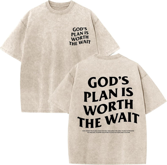 Christian Faith Shirts for Men Jesus God Bible Verse Inspirational Religious Graphic Tees Acid Wash Vintage Tshirt