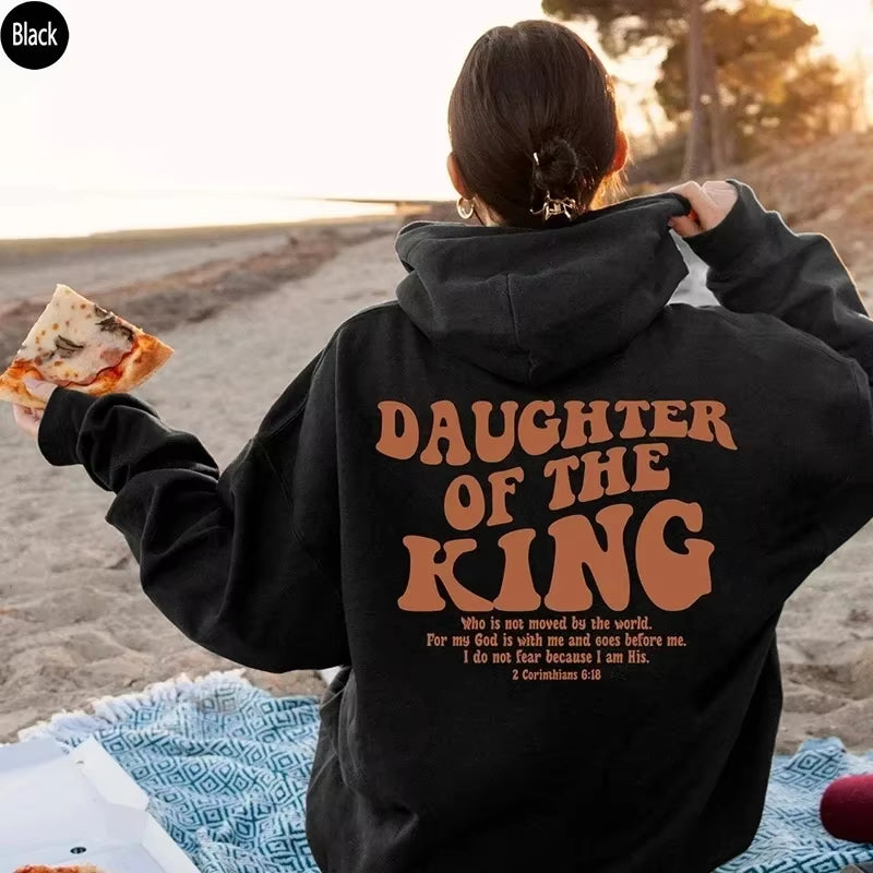 Daughter of the King Hoodie, Aesthetic Christian Sweatshirt